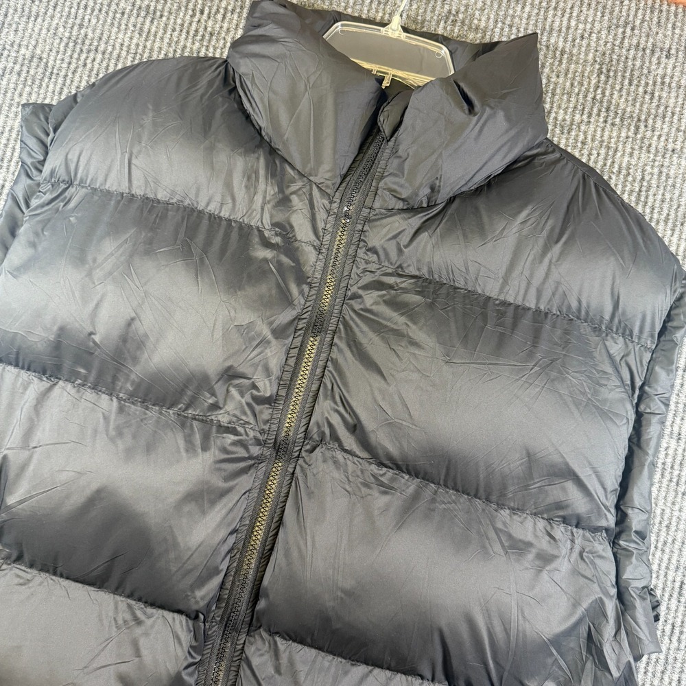 PrettyGarden Women's XL‎ Black Puffer Vest Full Zip Sleeveless NWT